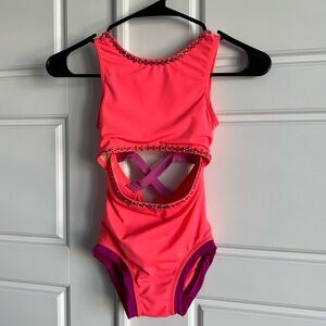 Balera Keyhole Front Dance Costume Size 7-8 (IC)